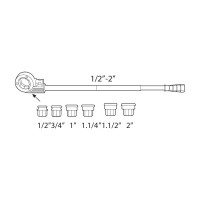 Резьбонарезной набор SUPER-EGO Professional 600 BSPT-R 1/2-2 600230200