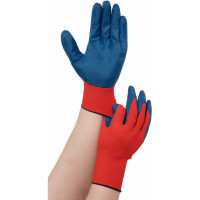Вязаные нейлоновые перчатки с нитриловым покрытием Gigant, размер 10, G-032 (Россия)