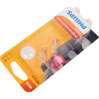 Автолампа PHILIPS W5W W2.1 9.5d, 2шт 12V ,1,10 12961B2