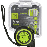 Магнитная нейлоновая рулетка с фиксатором Armero 5м/25мм A101/252