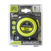Рулетка с автоблокировкой Armero 5 м/25 мм A100/052