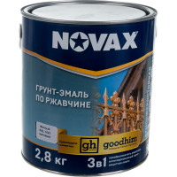 Грунт-эмаль Goodhim NOVAX 3в1 желтый RAL 1021, матовая, 2,8 кг 39788
