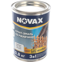 Грунт-эмаль Goodhim NOVAX 3в1 бежевый RAL 1015, матовая, 0,8 кг 39689