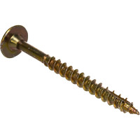 Конструкционный саморез ГОСКРЕП 6,0 x 70 желт.,пресс, шайба TX30 10 шт 14-0016770