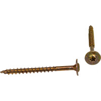 Конструкционный саморез ГОСКРЕП 6,0 x 70 желт.,пресс, шайба TX30 10 шт 14-0016770