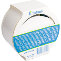 Тканевая влагоустойчивая лента FOLSEN 48мм x 10м, белая 051054810