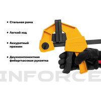 Быстрозажимная струбцина Inforce 90х450мм 06-03-23