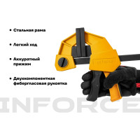 Быстрозажимная струбцина Inforce 90х600мм 06-03-24