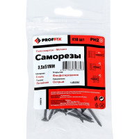 Усиленный саморез PROFFIX СГМ 3,5х51 18 шт - пакет 146484