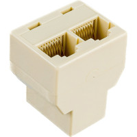 Разветвитель Cablexpert RJ45 8P8C розетка 2x8P8C розетки US-09A
