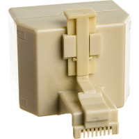 Разветвитель Cablexpert RJ45 8P8C джек 2x8P8C розетки US-12