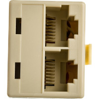 Разветвитель Cablexpert RJ45 8P8C джек 2x8P8C розетки US-12