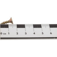 Шуруп для дерева Саморезик 4.5х16 универсальный потай, желтый цинк, Pz-2 1000шт SYZ-4.5х16-1000