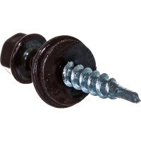 Кровельный саморез Саморезик 4,8х29 RAL8017 коричневый шоколад 250шт SKRAL8017-4,8х29-250