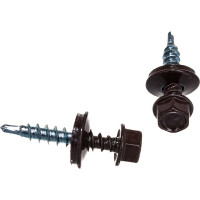 Кровельный саморез Саморезик 4,8х29 RAL8017 коричневый шоколад 250шт SKRAL8017-4,8х29-250