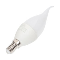 Светодиодная лампа Volpe LED-CW37-9W/NW/E14/FR/NR. Форма свечанаветру, матовая. UL-00003808