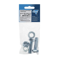 Болт с шестигранной головкой оцинкованный Zitar DIN933 М12x40 + гайка + шайба 2 шт - пакет 136922