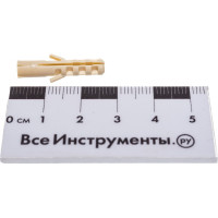 Нейлоновый дюбель ЕВРОПАРТНЕР PND-5 5х25mm, 100 шт 76082028