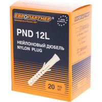 Нейлоновый дюбель ЕВРОПАРТНЕР PND-12L 12х100 mm удлиненный, 20 шт 87118