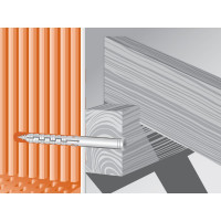 Нейлоновый распорный дюбель для сквозного монтажа с шурупом ЕВРОПАРТНЕР PNDS 8x60mm, 350 шт 86877
