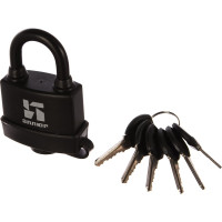 Навесной замок Аллюр ВС1Ч-375П черный пластик 3355