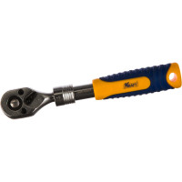 Трещоточная рукоятка с быстрым сбросом 1/4 Dr телескопическая KRAFT KT 700620