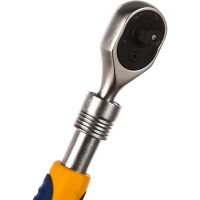 Трещоточная рукоятка с быстрым сбросом 1/4 Dr телескопическая KRAFT KT 700620