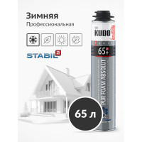 Полиуретановая монтажная пена KUDO PROFF 65+ ARKTIKA KUPP10W65+