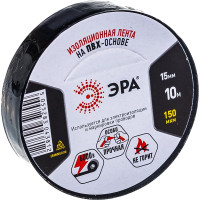 ПВХ-изолента ЭРА 15мм x 10м, черная C0036558