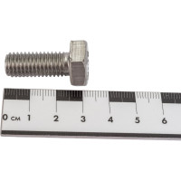 Болт с шестигранной головкой, с полной резьбой ЕВРОПАРТНЕР DIN 933 нержав. сталь, 10х25 мм, 4 шт. G2 1025 1