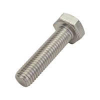 Болт с шестигранной головкой, с полной резьбой ЕВРОПАРТНЕР DIN 933 нержав. сталь, 10х40 мм, 2 шт. G2 1040 1
