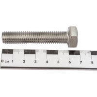 Болт с шестигранной головкой, с полной резьбой ЕВРОПАРТНЕР DIN 933 нержав. сталь, 12х60 мм, 2 шт. G2 1260 2