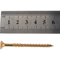 Конструкционный шуруп для дерева с фрезой ЕВРОПАРТНЕР потай, ж/п Torx 25 5.0х60, 12 шт. 15 0030 7