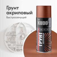 Грунт универсальный акриловый KUDO красно-коричневый KU-2102