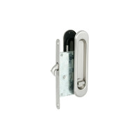 Ручка с замком для раздвижных дверей Palladium 01 BK SN 11945