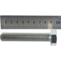 Болт Стройметиз полная резьба DIN933 М16х 80, класс прочности 5. 8, цинк 6 шт. 3015148