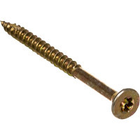 Шуруп Rusconnect CS 03035 с/нарез. д/дерева, потай, 3х35, 500 шт. Желтый цинк 310335