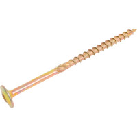 Шуруп Rusconnect CT 08140 с/нарез. д/дерева, прессшайба 8х140 50 шт. Желтый цинк 320814