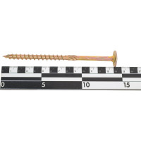 Шуруп Rusconnect CT 08140 с/нарез. д/дерева, прессшайба 8х140 50 шт. Желтый цинк 320814