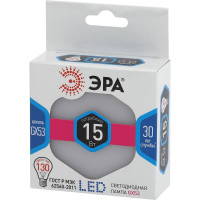Светодиодная лампочка ЭРА STD LED GX-15W-840-GX53 GX53 15Вт таблетка нейтральный белый свет Б0036552