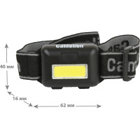 Налобный фонарь Camelion черный LED5355 13748