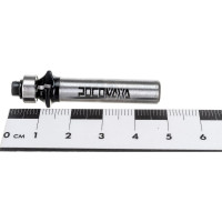 Фреза кромочная калевочная с нижним подшипником серия 1017 (14x4 мм; R1.5 мм; хвостовик 8 мм) Росомаха 801701