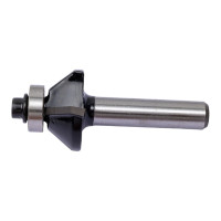 Фреза кромочная конусная с нижним подшипником серия 1022 (25x10 мм; 45 градусов; хвостовик 8 мм) Росомаха 802201