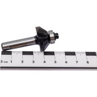 Фреза кромочная конусная с нижним подшипником серия 1022 (25x10 мм; 45 градусов; хвостовик 8 мм) Росомаха 802201