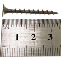 Саморез по дереву для ГКЛ Метизный двор 3,5x35, крупная резьба, оксидированный, 500 шт. 4607159062475