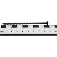 Саморез по дереву для ГКЛ Метизный двор 4,2x90, крупная резьба, оксидированный, 100 шт. 4690441017451