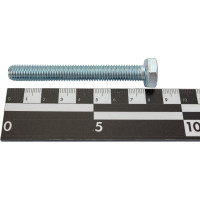 Болт с шестигранной головкой Метизный двор 10x80 DIN 933, 100 шт. 4607159065254