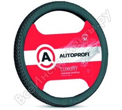 Оплетка руля AUTOPROFI AP-810 BK M