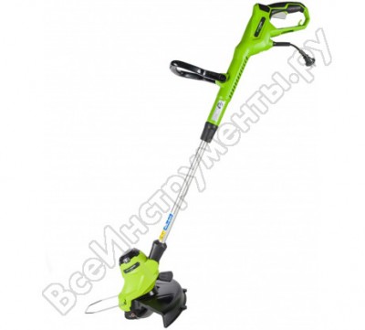 Greenworks триммер электрический , 650w, 33 см 2103707