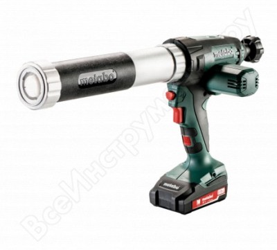 Metabo kpa 18 ltx 400 аккумуляторный пистолет для герметика /1x2,0ah, sc 60 plus/ 601206600